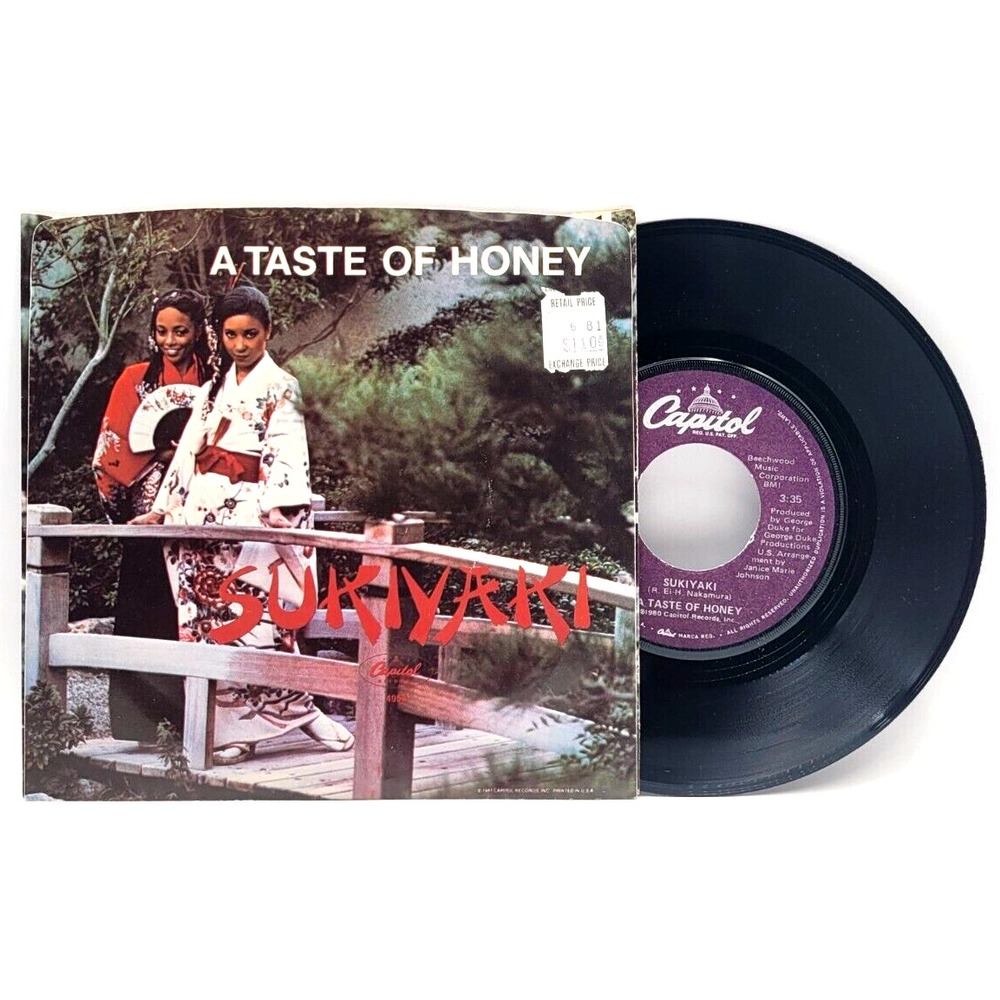 A TASTE OF HONEY - SUKIYAKI -‎ SOUL FUNK 45 - PICTURE SLEEVE & 45